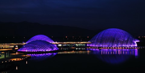 Lighting Project of Taiyuan Botanical Garden, Shanxi Province, China