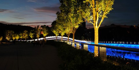 Lighting Project of Longjin Lake Park, Longyan, Fujian Province, China